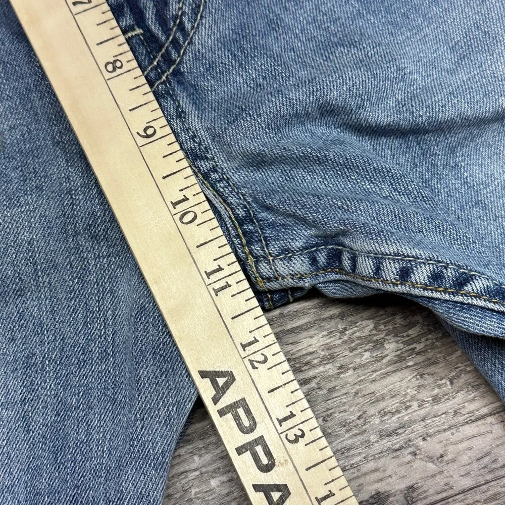 Levi’s 527 Bootcut Jeans Distressed Workwear Denim 38x30